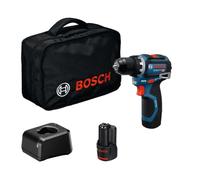 Bosch - Taladro atornillador a batería de 12 V GSR 12V-32, 2 baterías de iones de litio de 2,0 Ah, cargador 06019N7003
