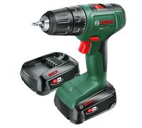 Bosch - Taladro Atornillador a Batería - EasyDrill 18V-40 - 18V, 40Nm, con 2 Baterías de 2.0Ah, Cargador y Maletín Diy 196 x 57 x 188 mm.