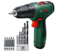 Bosch - Taladro atornillador AKU 12V, 2x batería 1,5 Ah, cargador 06039D3007