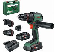 Bosch Taladro/atornillador AdvancedDrill 18V-80 QuickSnap – empuñadura, batería y cargador