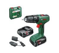 Bosch Taladro combinado inalámbrico EasyImpact 18V-40 (2 baterías de 2.0 Ah, sistema de 18 voltios, en estuche de transporte)