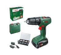 Bosch taladro percutor a batería EasyImpact 18V-40 (1 batería de 2,0 Ah, sistema de 18 V, set de fijación de 173 piezas, en maletín de transporte) - Amazon Edición