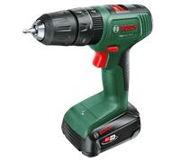 Bosch - Taladro Percutor a Batería - EasyImpact 18V-40 - 18V, 40Nm, Incluye 1 Batería 2.0Ah y Cargador Diy 211 x 57 x 188 mm.