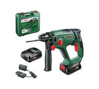 Bosch Taladro percutor a batería Universalhammer 18V 2 baterías 2,5 Ah, 2 J, SDS Plus, maletín