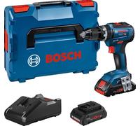 Bosch Professional Taladro percutor a batería GSB 18V-55, 55 Nm, 2x4.0Ah, cargador, L-BOXX