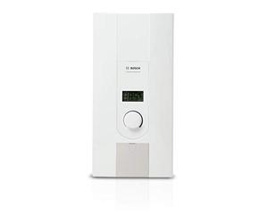 Bosch TR7000R DESOAB Tronic Advanced 18/21 - Calentador eléctrico con tecnología AquaStop y pantalla LC (400 V), color blanco y gris