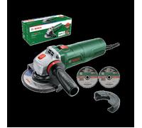 Bosch UniversalGrind 850-125 Amoladora angular con 3 discos