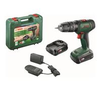 Bosch UniversalImpact 18 Taladro percutor con caja y 2 baterías de 1,5Ah