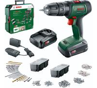 Bosch UniversalImpact 18V con set de accesorios de 241 piezas y 2 baterías