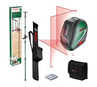 Bosch – Láser líneas cruzadas UniversalLevel 3 – 3 líneas, línea vertical 90° + barra telescópica