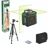 Bosch UniversalLevel 360 Set: Nivel láser de 360 grados, alcance de 24 metros, longitud de onda de 500-540 nm, potencia inferior a 10 mW