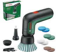Bosch Cepillo de limpieza eléctrico UniversalBrush – batería 3,6V integrada, USB, 4 accesorios