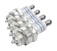 Bosch WS7F (608) - Bujía para herramientas de jardín - 1 bujía - para un Arranque Fiable y una Larga Vida Útil del Motor de Gasolina - con Diseño Resistente (Paquete de 4)