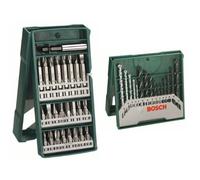 Bosch X-Line - Pack de 25 puntas para atornillar + X-Line - Conjunto de 15 bs para madera, piedra y metal