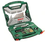 Bosch Maletín X-Line Titanio – 100 unidades para taladrar y atornillar