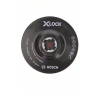Bosch Professional Plato de soporte PRO X-LOCK con autoadhesivo Ø125 mm Negro