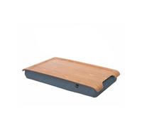 Bosign Bandeja para portátil mini Madera de sauce-sal y pimienta gris