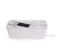 Bosign Caja para cables Cable Organiser XL tapa impresión mármol