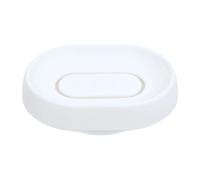 Bosign Jabonera con drenaje oculto silicona large blanco