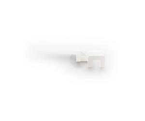 Bosign Soporte para paño de cocina y esponja con ventosa Blanco