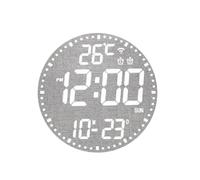Bosiyrggrl Reloj Electrónico Digital con Calendario, Reloj de Pared para Sala de Estar, Reloj Inteligente Colorido B