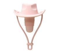 Bosiyrggrl Tapón de Silicona para Botella de Vino, Champán, Cerveza, Sombrero de Vaquero, Color Rosa