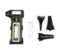 Bosiyrggrl Ventilador Turbo de Mano con LED, 110.000 RPM, Velocidad Ajustable, Secador de Pelo, Aspiradora, Soplador de Aire, Motor Sin Escobillas. C