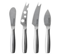 BOSKA Juego de cuchillos para queso Mini Copenhagen - 4 cuchillos pequeños - Para cada tipo de queso - Acero inoxidable - 14.5x2x0.9 cm