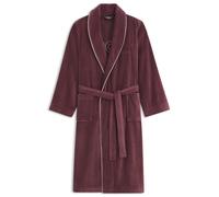 BOSS Batín de algodón con ribetes y detalle de la marca bordado - StyleTIAGO Moka Bath robe M, KIM-TIAGO Rojo oscuro M