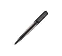 BOSS Bolígrafo chapado en bronce industrial con capuchón de piel Saffiano - StyleBallpoint pen Double B Saffiano Black, 58681666 Negro pcs.