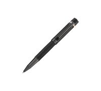 BOSS Bolígrafo de gel con textura y anilla con rayas de la marca - StyleRollerball pen Core Iconic Black, 58465088 Negro pcs.