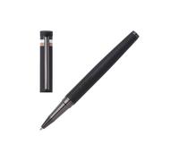 BOSS Bolígrafo de gel negro con detalle de logotipo y rayas de la marca en el capuchón - StyleRollerball pen Loop Black Iconic, 58131041 Negro pcs.