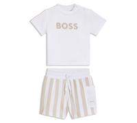 BOSS Conjunto de camiseta y shorts para bebé en caja de regalo - StyleJ53048/24901M, J53048 Beige 67