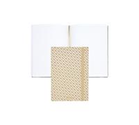 BOSS Cuaderno A5 de color crema con estampado de monogramas - StyleNotebook A5 Monogram Cream Lined, 58218943 Beige pcs.