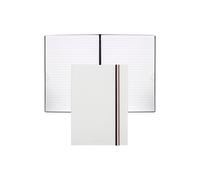 BOSS Cuaderno A5 de piel sintética blanca - StyleNotebook A5 Iconic White Lined, 58122620 Blanco pcs.