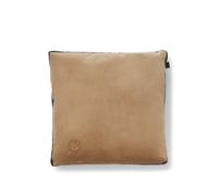BOSS Funda de cojín de terciopelo con monograma Double B - StyleBVELVET Camel Cushion cover 043043, CUCO-BVELVET Beige claro ONESI
