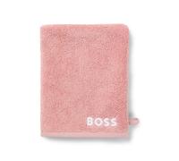 BOSS Manopla de baño de algodón con logo bordado en contraste - StyleEDGE Mineral Mitt 015, MITT-EDGE Rosa claro ONESI