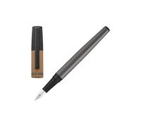 BOSS Pluma estilográfica con detalle de capuchón cámel - StyleFountain pen Gear Balance, 58465129 Gris oscuro pcs.
