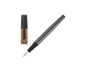 BOSS Pluma estilográfica con detalle de capuchón cámel - StyleFountain pen Gear Balance, 58465129 Gris oscuro pcs.