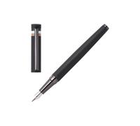 BOSS Pluma estilográfica negra con detalle de logotipo y capuchón con raya de la marca - StyleFountain pen Loop Black Iconic, 58131040 Negro pcs.