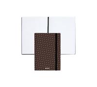 BOSS Set de cuaderno A5 y bolígrafo con estampado de monograma - StyleSet HNH412XL + HSK4414B, 58218958 Marrón oscuro pcs.