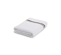 BOSS Toalla de baño de algodón con borde con raya de la marca - StyleBLINEA Beige Bath towel 070/140, BTOW-BLINEA Blanco ONESI