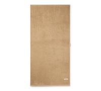 BOSS Toalla de baño de algodón con logo bordado en contraste - StyleEDGE White Bath towel 070, BTOW-EDGE Beige ONESI