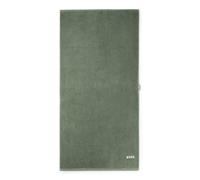 BOSS Toalla de baño de algodón con logo bordado en contraste - StyleEDGE White Bath towel 070, BTOW-EDGE Verde ONESI