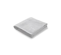 BOSS Toalla de mano de algodón con logo bordado en contraste - StyleEDGE White Handtowel 050, HTOW-EDGE Plata ONESI