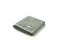 BOSS Toalla de mano de algodón con logo bordado en contraste - StyleEDGE White Handtowel 050, HTOW-EDGE Verde ONESI