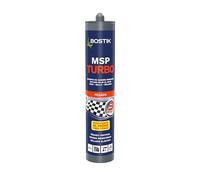 BOSTIK - Adhesivo MSP Turbo - Negro - Cartucho 290 ml | Adhesivo de Agarre Inmediato en 3 Segundos - Ideal para Pegado Vertical - Interior y Exterior
