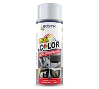 Bostik ALTAS TEMPERATURAS AT800 Blanco, RAL 9003, Spray de Pintura, Acabado Mate, Hasta 800ºC, Seca en 5 Minutos, Alto Poder de Cubrición, Interior y Exterior, Bote 400 ml