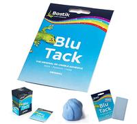 Bostik Blu Tack - Adhesivo reutilizable original para manualidades con posición de palo sin líos o marcas