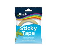 Bostik Cinta adhesiva simple fácil de rasgar, 24 mm x 50 m, transparente